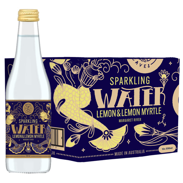 Sparkling Water – Lemon and Lemon Myrtle 330ml x 12